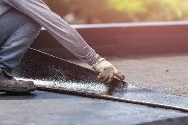 Professional Basement Waterproofing technician working in New Goshen, IN